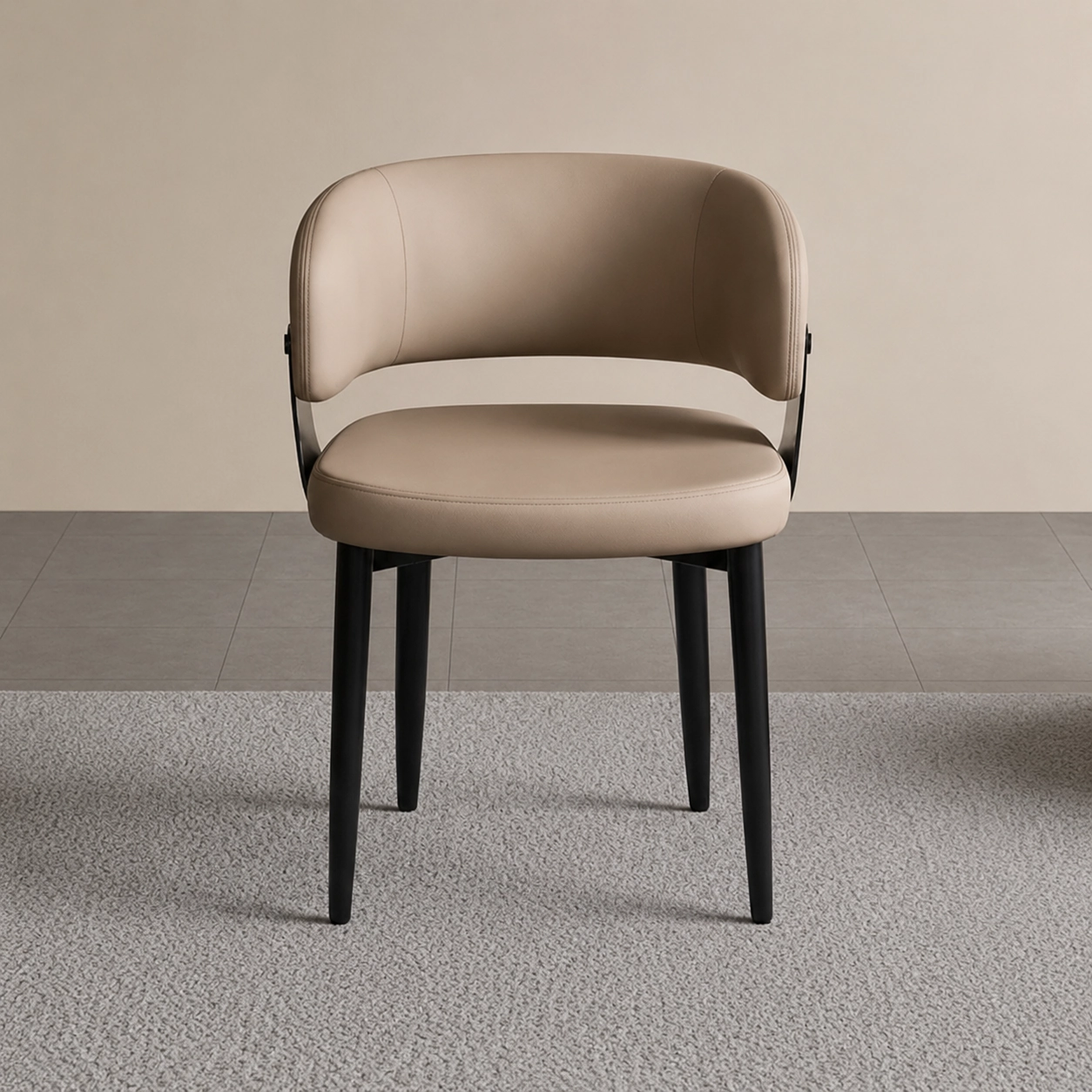 Faux Leather Dining Chair