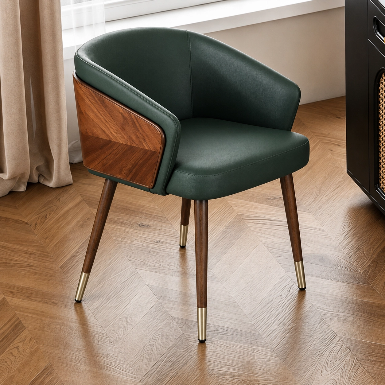 Leather Upholstered Dining Chair