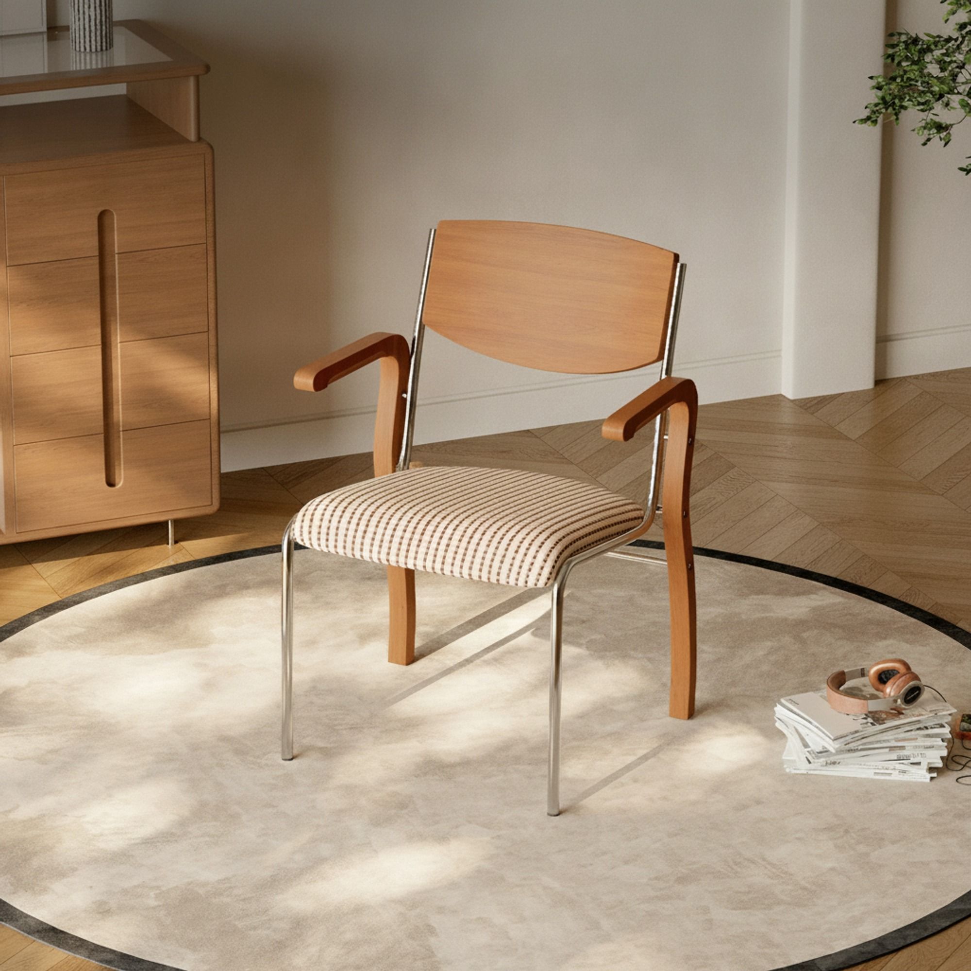 Minimalist Upholstered Dining Chair