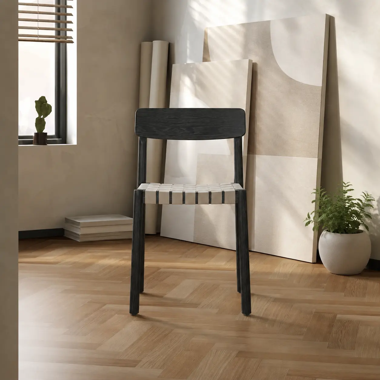 Wabi-Sabi Wood Dining Chair