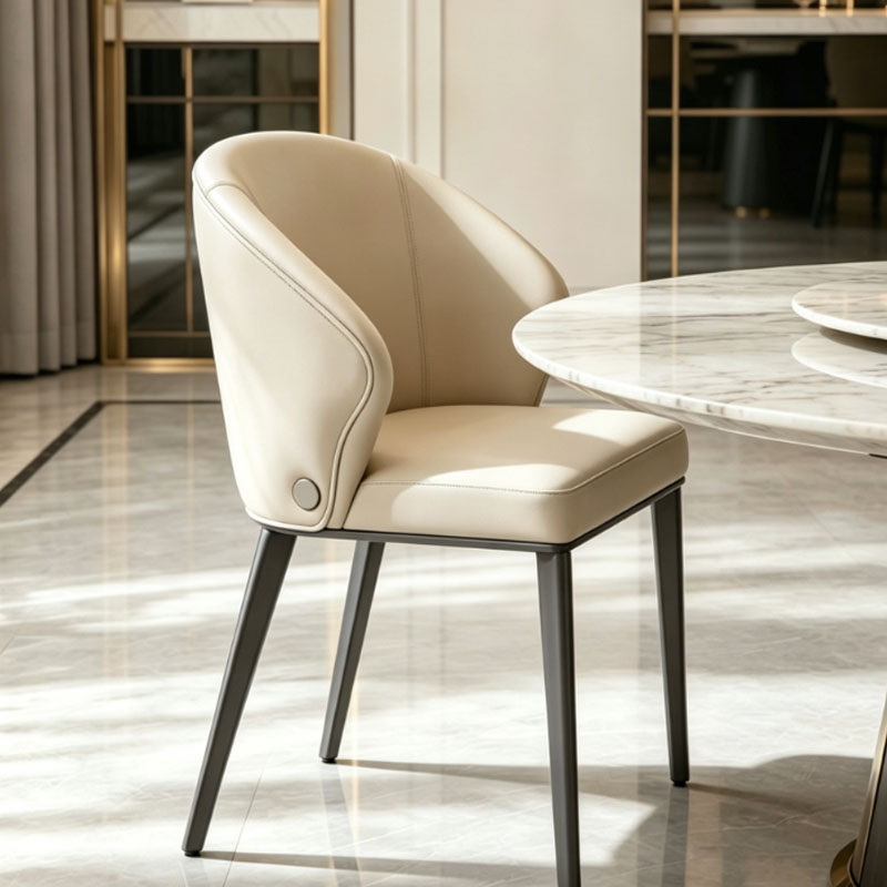 Upholstered Wrap-around Dining Chair