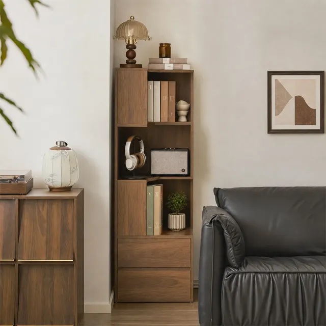 Vintage Corner Bookshelf