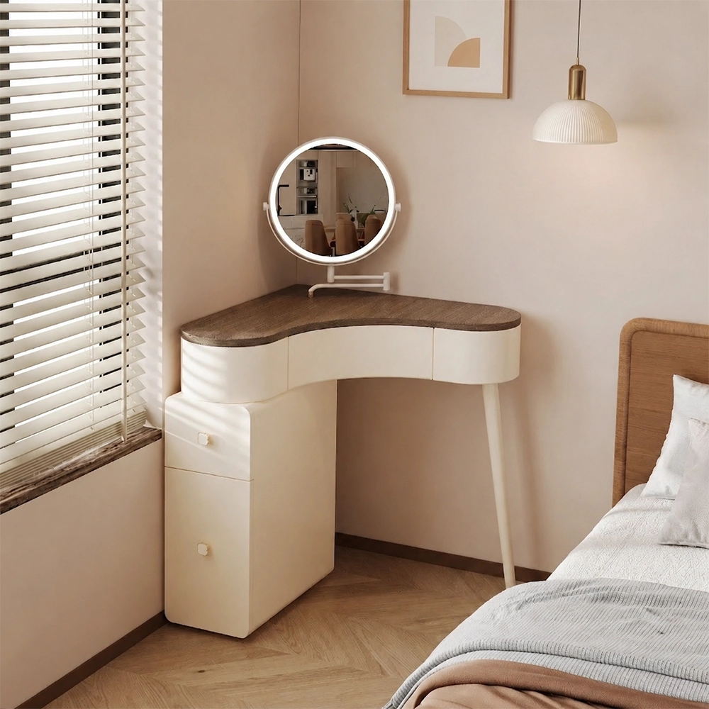 Vintage Corner Dressing Table