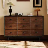 Vintage Solid Wood Sideboard