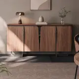 Black Walnut Minimalist Sideboard