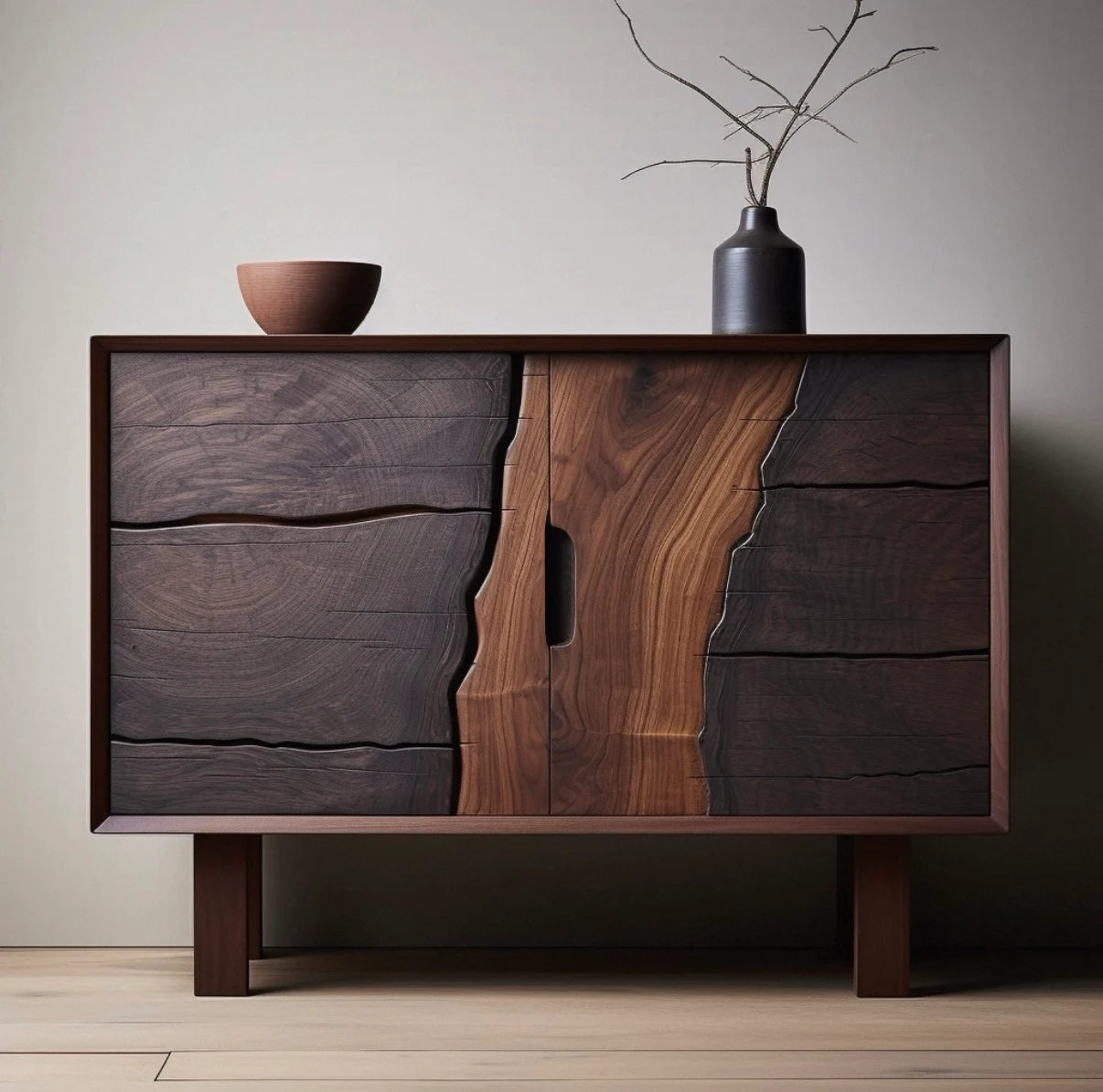 Akira Solid Wood Sideboard