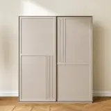 Solid Wood Sliding Wardrobe