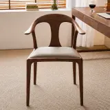Minimalist Solid Wood Armchair