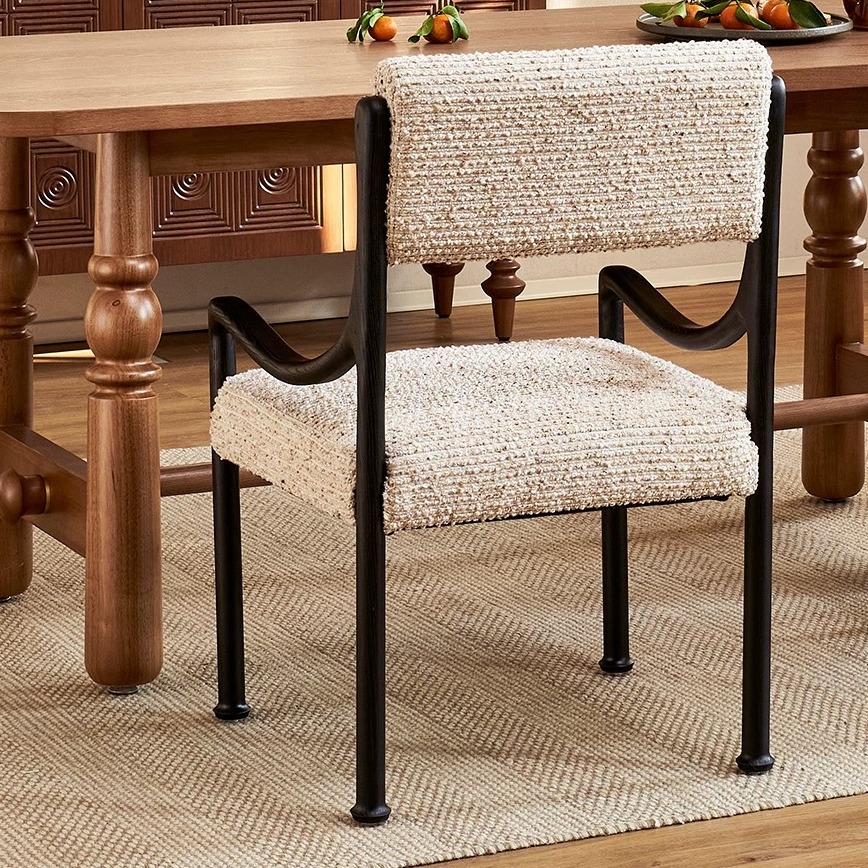 Vintage Fabric Dining Chair