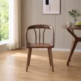 Minimalist Walnut Armchair