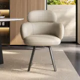 Minimalist Leather Dining Chair