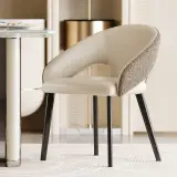 Modern Leather Dining Armchair