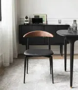 Retro Faux Leather Dining Chair