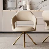 Upholstered Metal Dining Chair