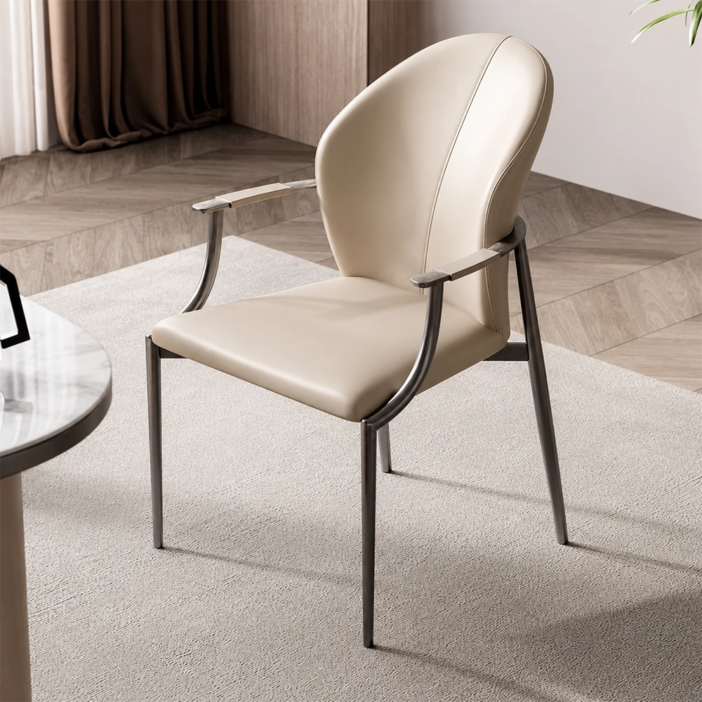 Leather Upholstered Dining Chair