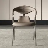 Minimalist Leather Dining Chair