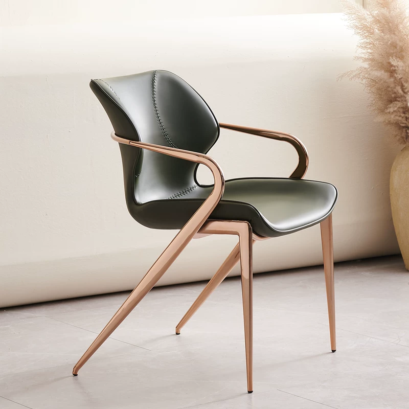 Saddle Leather Dining Armchair