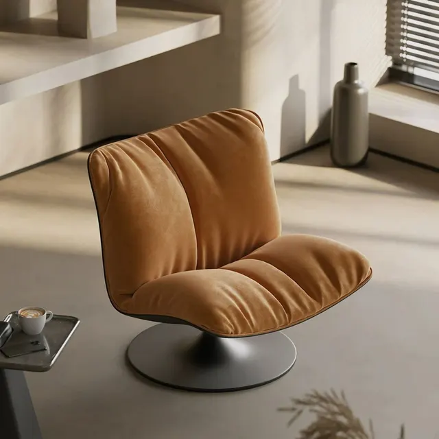 Nordic Upholstered Lounge Chair
