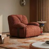 Moon Embrace Fabric Lounge Chair