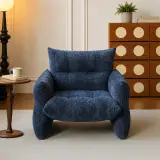 Vintage Chenille Lounge Chair