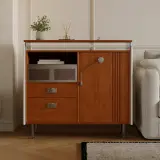 Cherry Wood Mid-Century Sideboard
