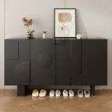 Geometric Entrance Shoe Cabinet