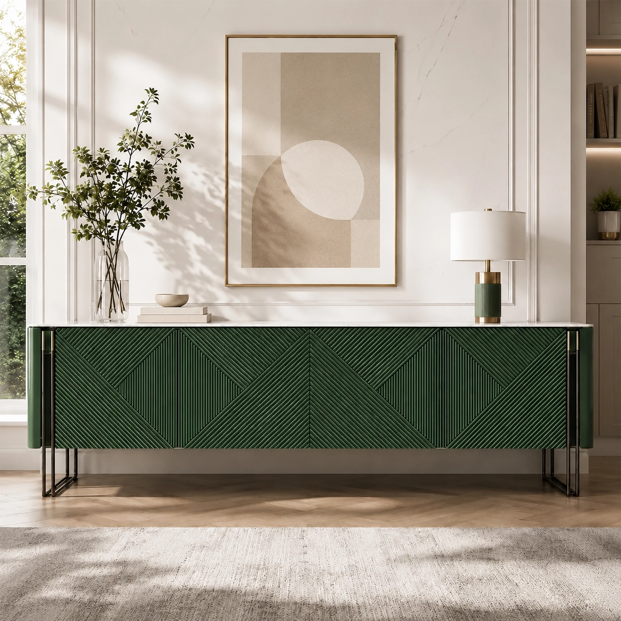 Wood TV Stand