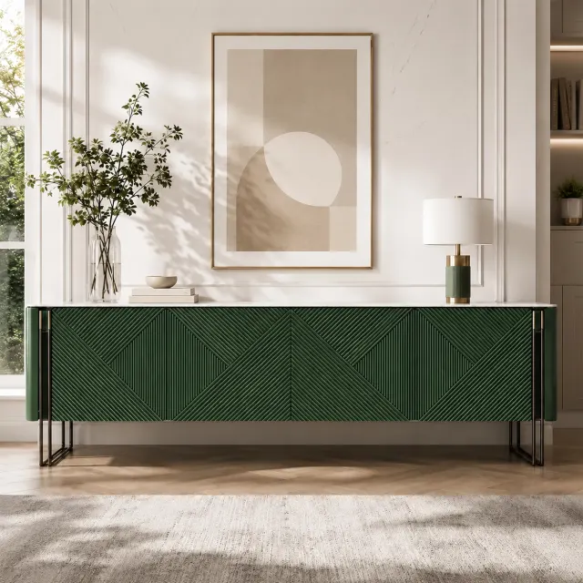 Wood TV Stand