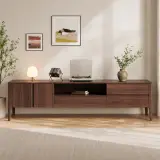Vintage Black Walnut TV Stand