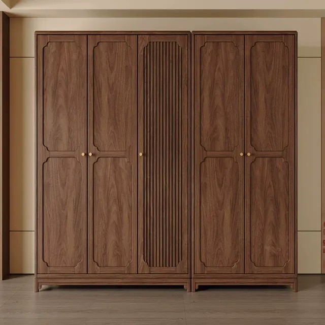 Vintage Black Walnut Wardrobe