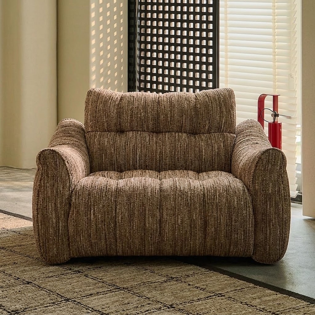 Wabi-Sabi Ash Wood Lounge Chair