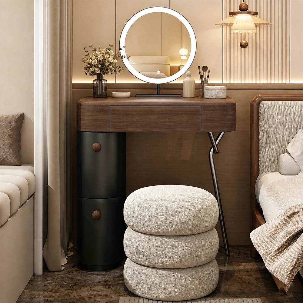 Creamy Corner Vanity