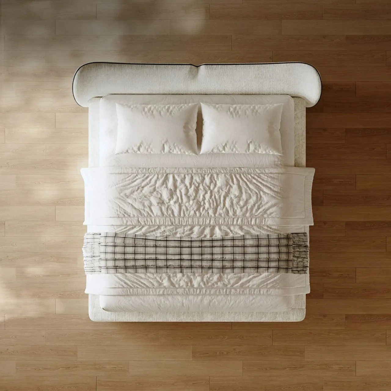Mermaid Chenille Bed Frame
